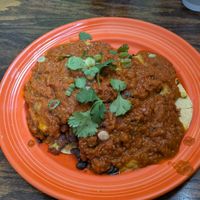 Huevos Rancheros at Wildflower Cafe and Bakery in Arcata