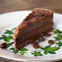 Raw mocca cake at Criollo Chocolate Café in Drammen