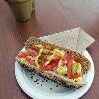 Vegan Hotdog  at Tocani Calli in Metepec
