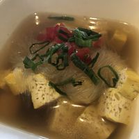 Tofu soup at Restaurant Indonesia in Napier
