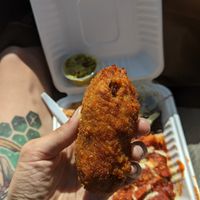 Giant Jalapeno popper!! at Plant Love Food in El Monte