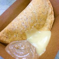 Vegan Sweet Potato Empanada at Plant Love Food in El Monte