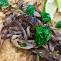 Mushroom taco at Plant Love Food in El Monte