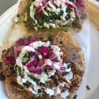 tostadas at Plant Love Food in El Monte