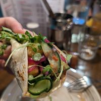 Potato taco at La Quattro in Whanganui