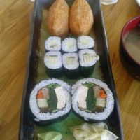 sushi lunch combo at Cha-Ya in Berkeley