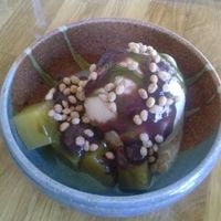 ice cream sundae at Cha-Ya in Berkeley