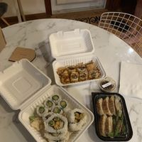 Few different rolls and gyoza!  at Cha-Ya in Berkeley