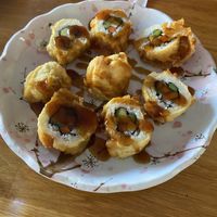 Cha ya sushi (deep fried) - sooo good  at Cha-Ya in Berkeley