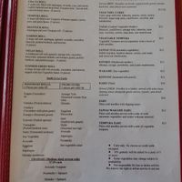 Menu 3 of 4 at Cha-Ya in Berkeley