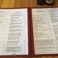 large menu at Cha-Ya in Berkeley
