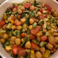 Chickpea salad - delicious! (Take away) at Veganersworld 莘咖哩  in Tainan