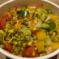 Mung bean salad - delivery  at Veganersworld 莘咖哩  in Tainan