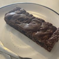 Vegan brownie  at Munch in Palmerston North