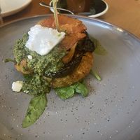Pesto feta eggplant  #Veganuary at Munch in Palmerston North
