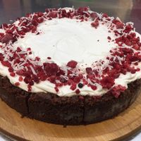 Vegan cheese cake nut free at Munch in Palmerston North