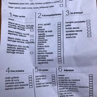 Build your own menu at Naturally in Buenos Aires