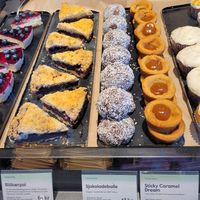 Well marked baked goods at Espresso House - Oslo S Flytogterminalen in Oslo