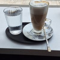 Caffe latte at Nueva Via Cakes in Bratislava