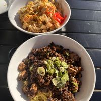 Mapo Tofu (bottom)   at Zen Box Izakaya in Minneapolis