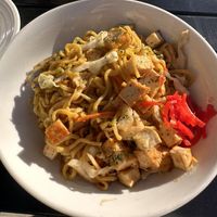 Yakisoba with tofu   at Zen Box Izakaya in Minneapolis