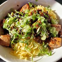 Mapo tofu mazemen at Zen Box Izakaya in Minneapolis