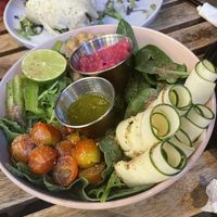 Vegan | popeye’s bowl  at Café Del Mar in Bocas Del Toro