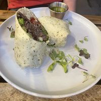 Vegan | mariachi wrap   at Café Del Mar in Bocas Del Toro