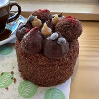 Mini torta vegan bajon cacao  at Anima Pastelería in Vina Del Mar