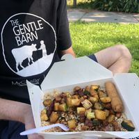 Kung Pao Vegi Chicken. Hearty with nice flavor. Excellent portion   at Long Life Veggie House in Berkeley