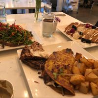 Omelet, avo toast and French Toast at Community Restaurant in Oakville
