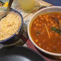 Rice and chickpeas curry  at Chutnify in Lisbon
