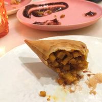 Sweet potato samosa at Chutnify in Lisbon
