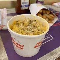Mac and cheese  at Miami Burger Test Kitchen in Reading