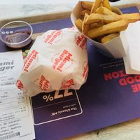 Classic Burger with 🍟  at Miami Burger Test Kitchen in Reading