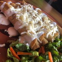 Flautas de requesón  at Danza de Fogones  in Guadalupe