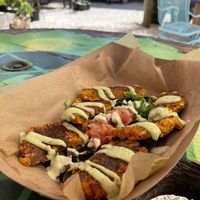 Awesome falatones appetizer (our fave) at Aguacate in Miami