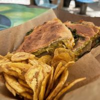 Pan con bistec  at Aguacate in Miami