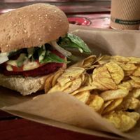 Burger at Aguacate in Miami