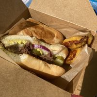 Pan Con Lechon w/ Sweet Plaintains at Aguacate in Miami