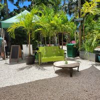 Relaxing area at Aguacate in Miami