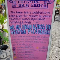 Sign in entrance at Aguacate in Miami