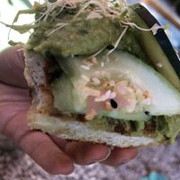 Avocado toast   at Aguacate in Miami