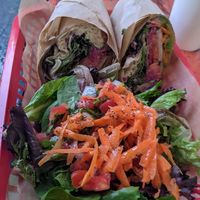 Eat the rainbow wrap at Aguacate in Miami