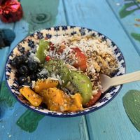 Açaí bowl (accommodating to food allergies)  at Aguacate in Miami