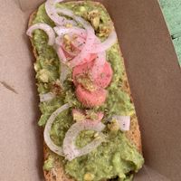 Avo toast at Aguacate in Miami