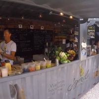 Shipping container concept at Aguacate in Miami