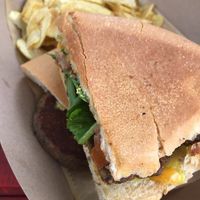 vegan can con bistec   at Aguacate in Miami