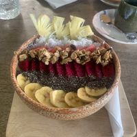 Green smoothie bowl  at Brother Bong in Siem Reap