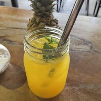 Pineapple juice, $2.50  at Brother Bong in Siem Reap